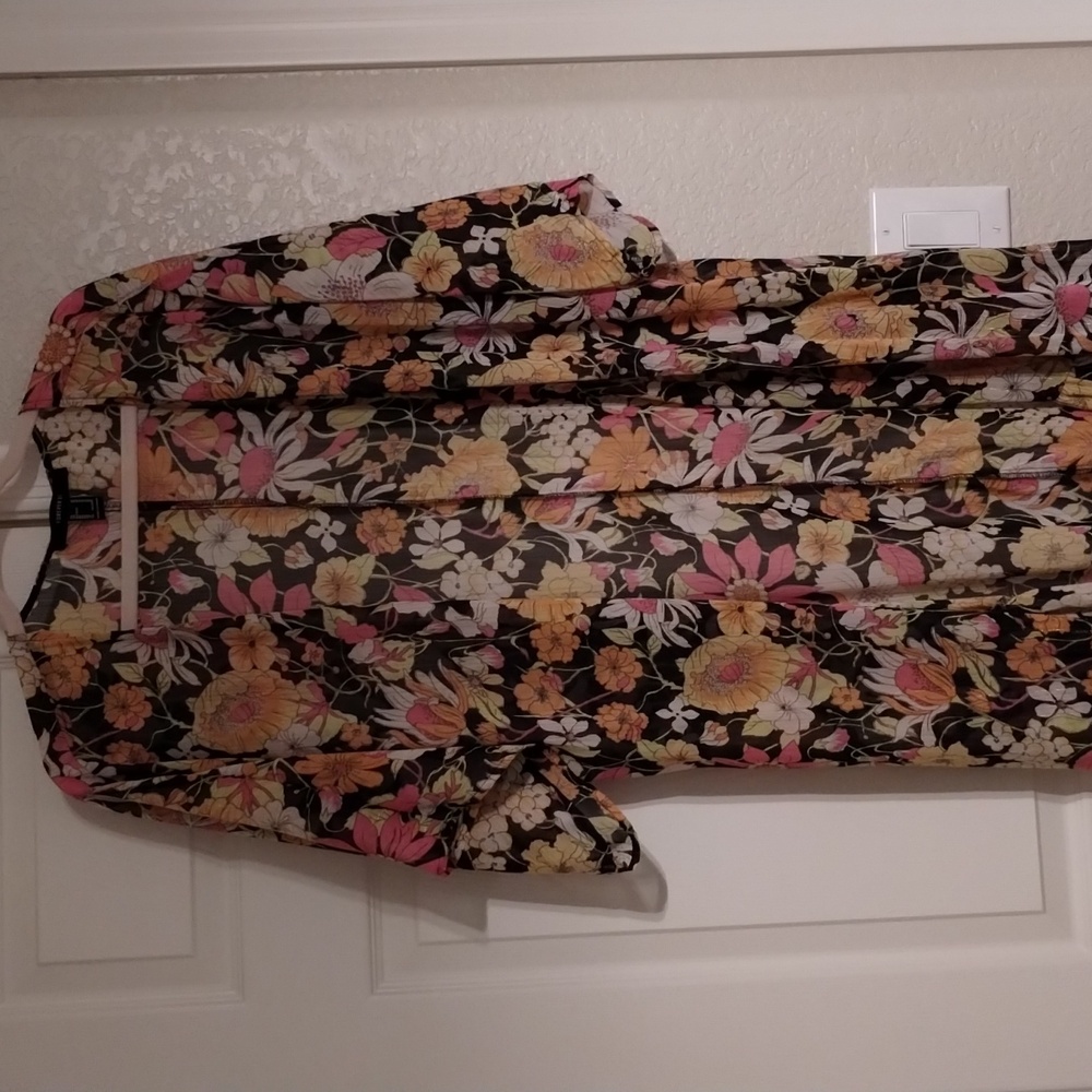 Forever 21 multi-color duster 47 in Long